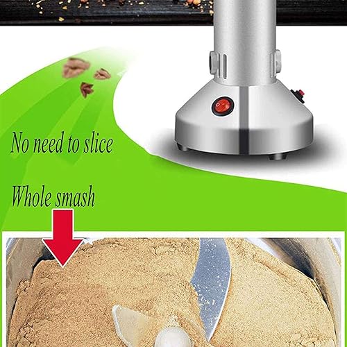 Miniatura 7 de 400G Open-Cover-Stop Protection 1800W Molinillo eléctrico de grano 25000RPM molino superfino para hierbasespeciasnuecescereales 30S molienda rápida