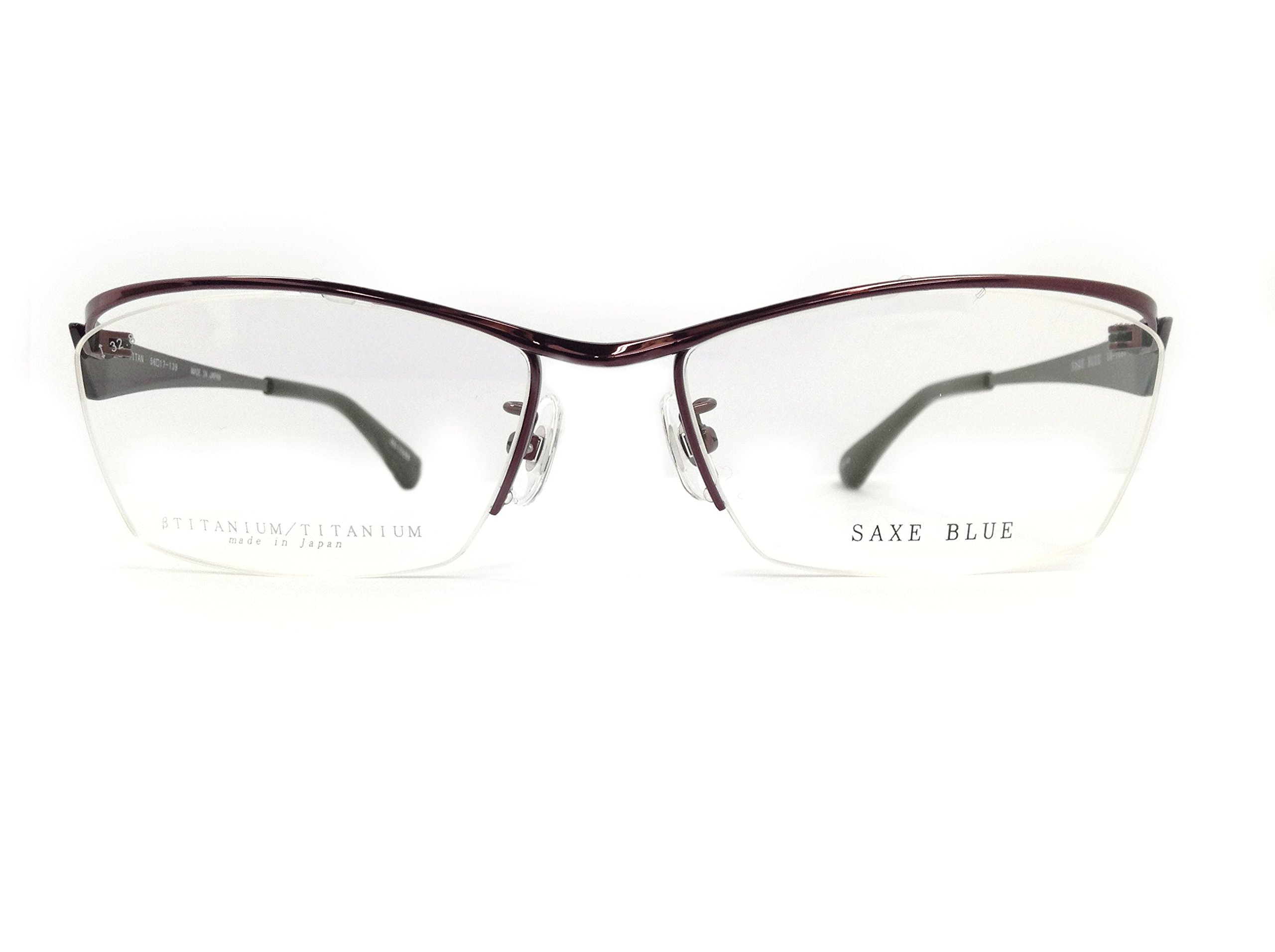 SAXE BLUE ザックスブルー メガネ　SB-7098　col.4　56ｍｍ　日本製 Amazon | [SAXE BLUE] ザックスブルー メガネ SB-7098 col.4 56mm