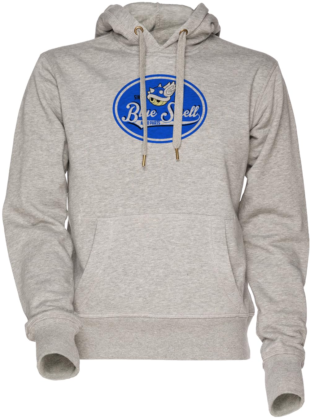 Blue Shell Auto Parts Unisexo Hombre Mujer Sudadera con Capucha Gris Men's Women's Hoodie Sweatshirt Grey