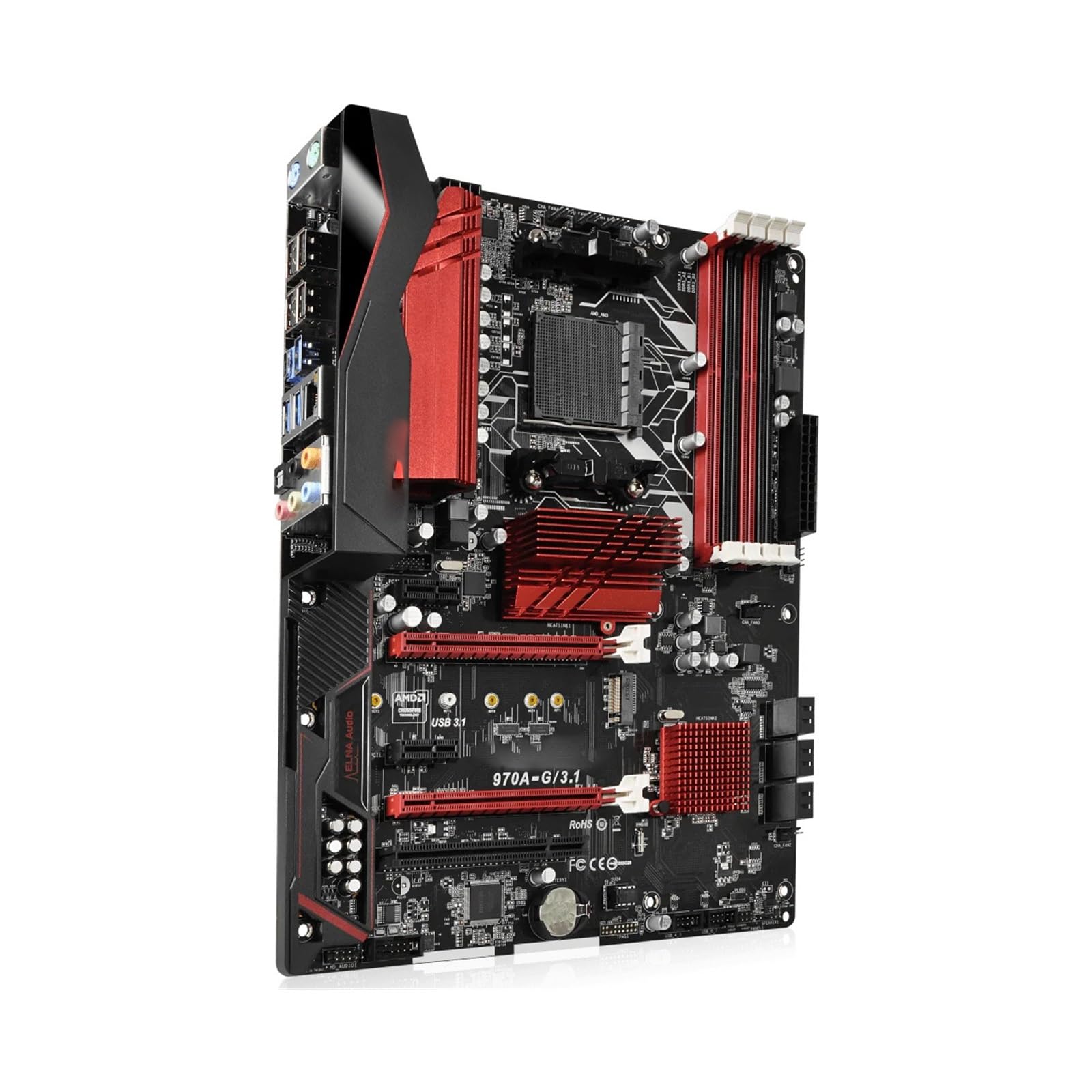 Scheda madre Scheda madre Fit For Asrock 970A-G/3.1 AM3+ 9704XDDR3 64GB 6XSATA III M.2 USB 3.1 ATX supporta CPU FX 9590 8120 6130 4130