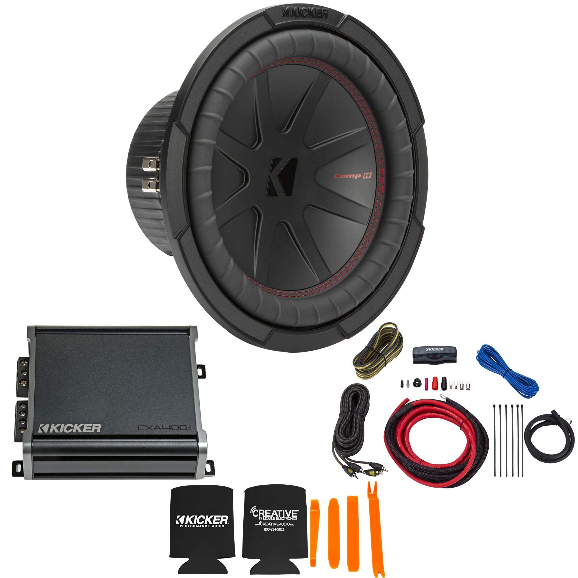 Amazon.com: KICKER 10 Inch Comp R Woofer 48CWR104 Package