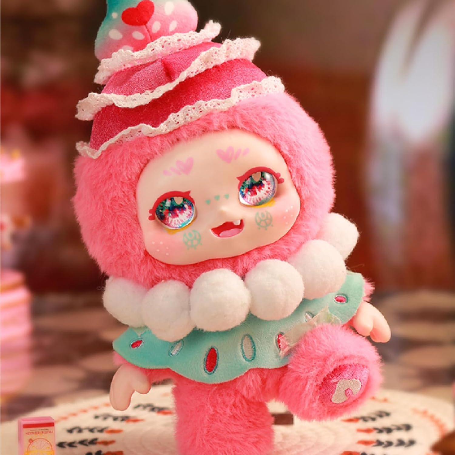 CALEMBOU Plush Blind Box Whole Set, Kimmon Let’s Cafe Series Stuffed Toy, Kawaii Mystery Vinyl Plush Keychain Collectible for Birthday Gift Unrepeated