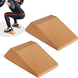 Yoga Block Calf Block Wedge Corks Non-slip Ramp for Squats Used for Elevated Squats, Calf Stretches and Other Exercises