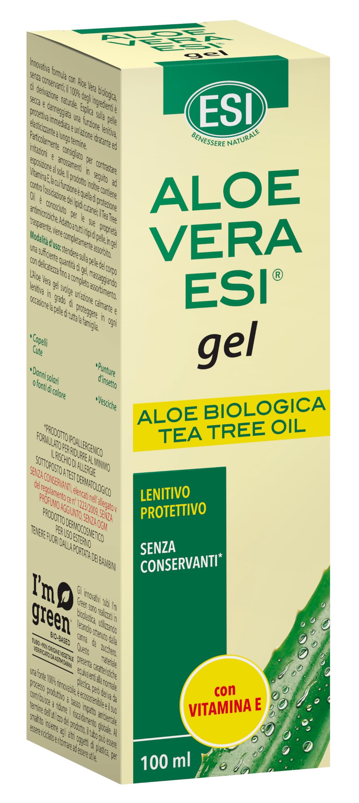 Esi Aloe Vera Gel Tea Tree 100 ml