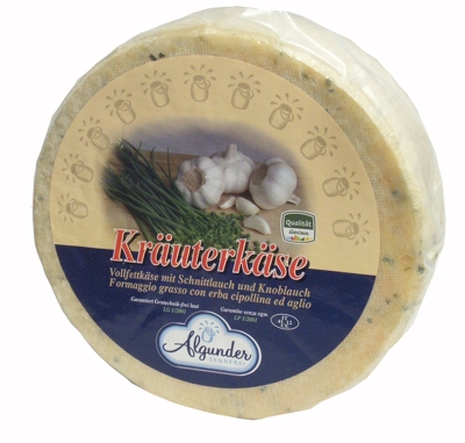 Kräuterkäse - Sennerei Algund ganze Form ca. 2,5 kg.