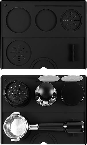 Estación de amortiguación de expreso, alfombrilla de silicona para expreso, tapete antideslizante para café, herramienta de accesorios de espresso