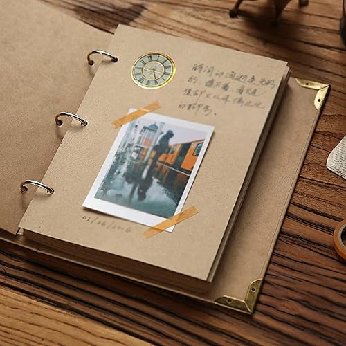 Miniatura 3 de Álbum de fotos Álbum de fotos Retro DIY Craft Paper Photo Book Pegue álbum Records Aniversario, boda, graduación, viajes, libro de fotos