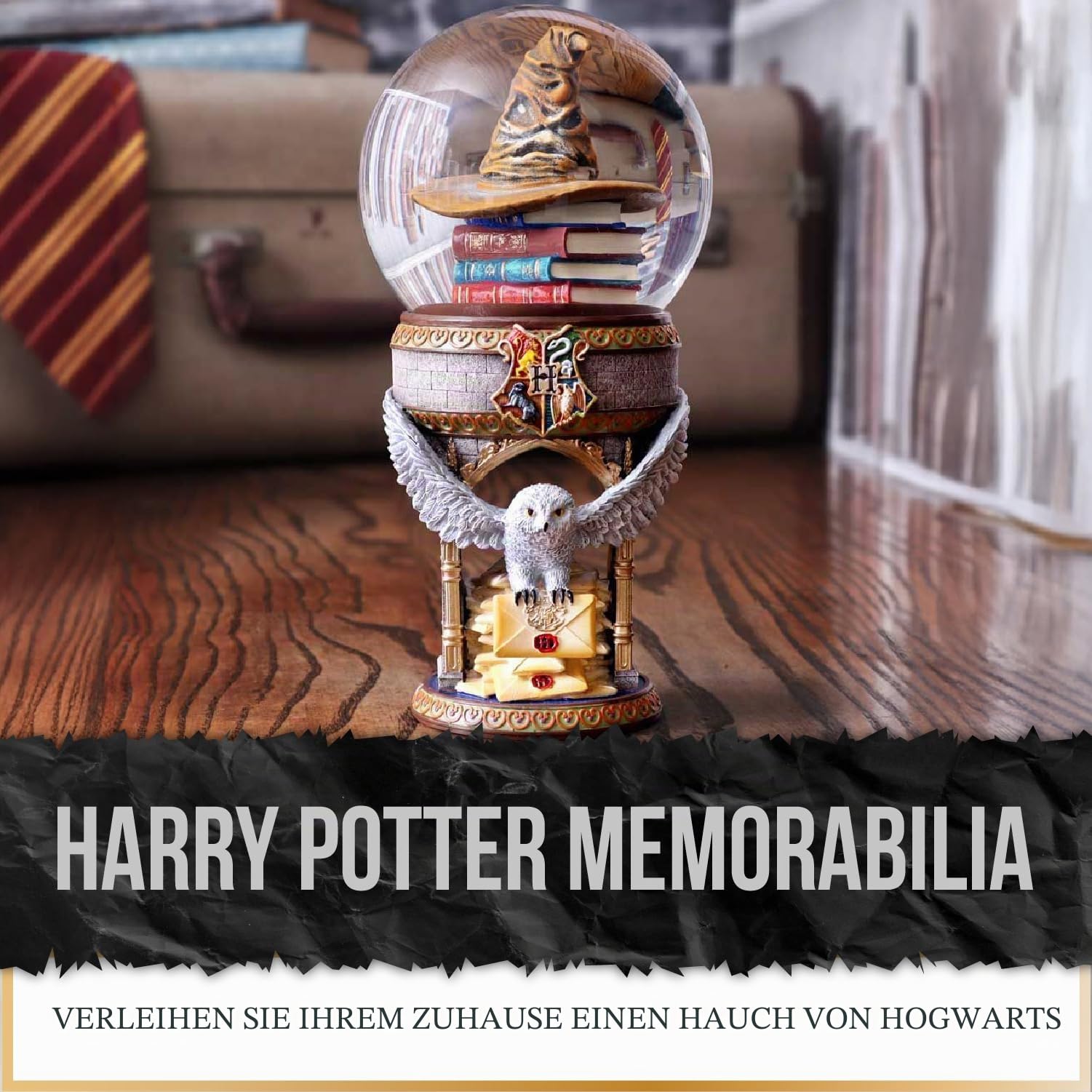 Nemesis Now Offiziell lizenzierte Harry Potter Schneekugel zum ersten Tag in Hogwarts, 19,5 cm