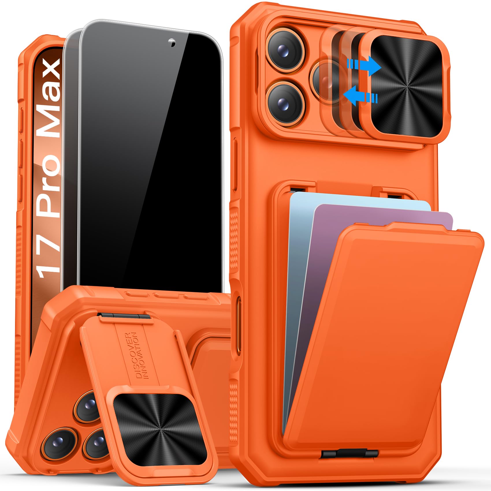 Photo 1 of SSLOTSCASE for iPhone 17 Pro Max Case with Privacy Screen Protector