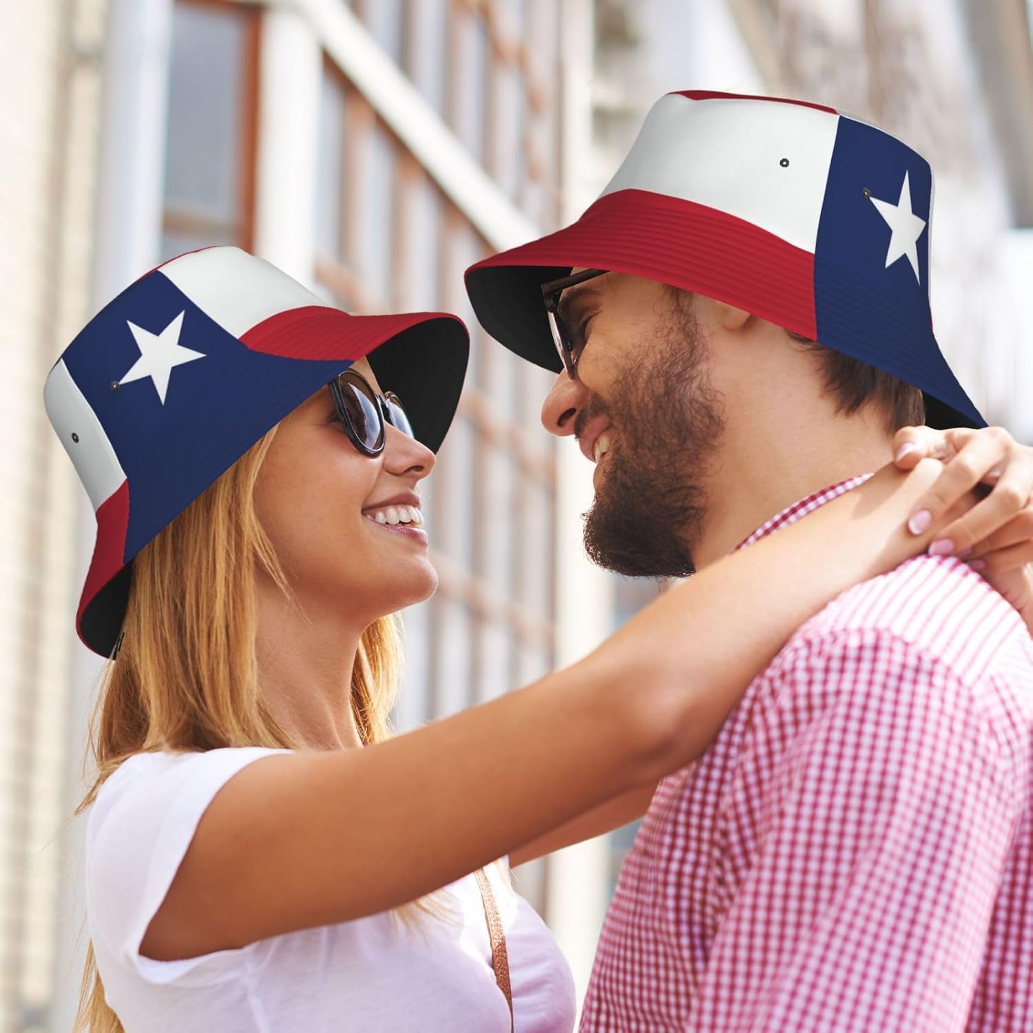 Cute State Flags Bucket Hat Sun Cap Wide Brim Protection Sun Hat Outdoor Fisherman Hat for Women and Men - Image 5