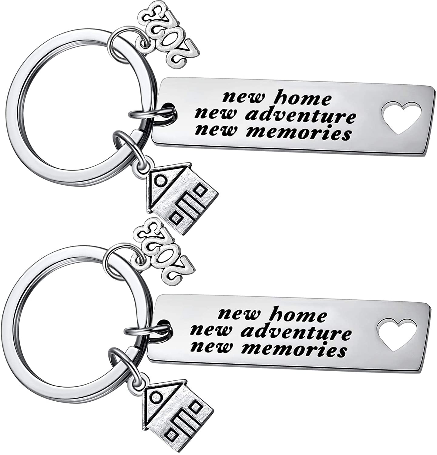 Kvekstio New Home Keychain Set