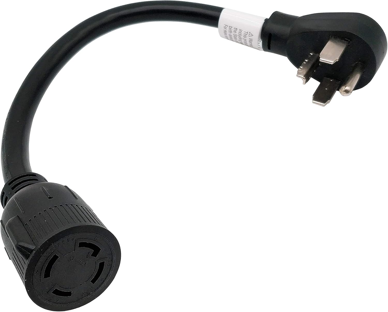 Parkworld 60745 Adapter Cord Dryer 4-Prong 14-30 Plug Male to Generator L14-30 Receptacle Female 30A 250V, 14-30P to L14-30R 1.5FT
