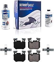 Vista 114 de Detroit Axle - Pastillas de freno para Pontiac Grand Prix 2005-2008, Buick LaCrosse Allure 2005-2009, pastillas de freno de cerámica con repuesto