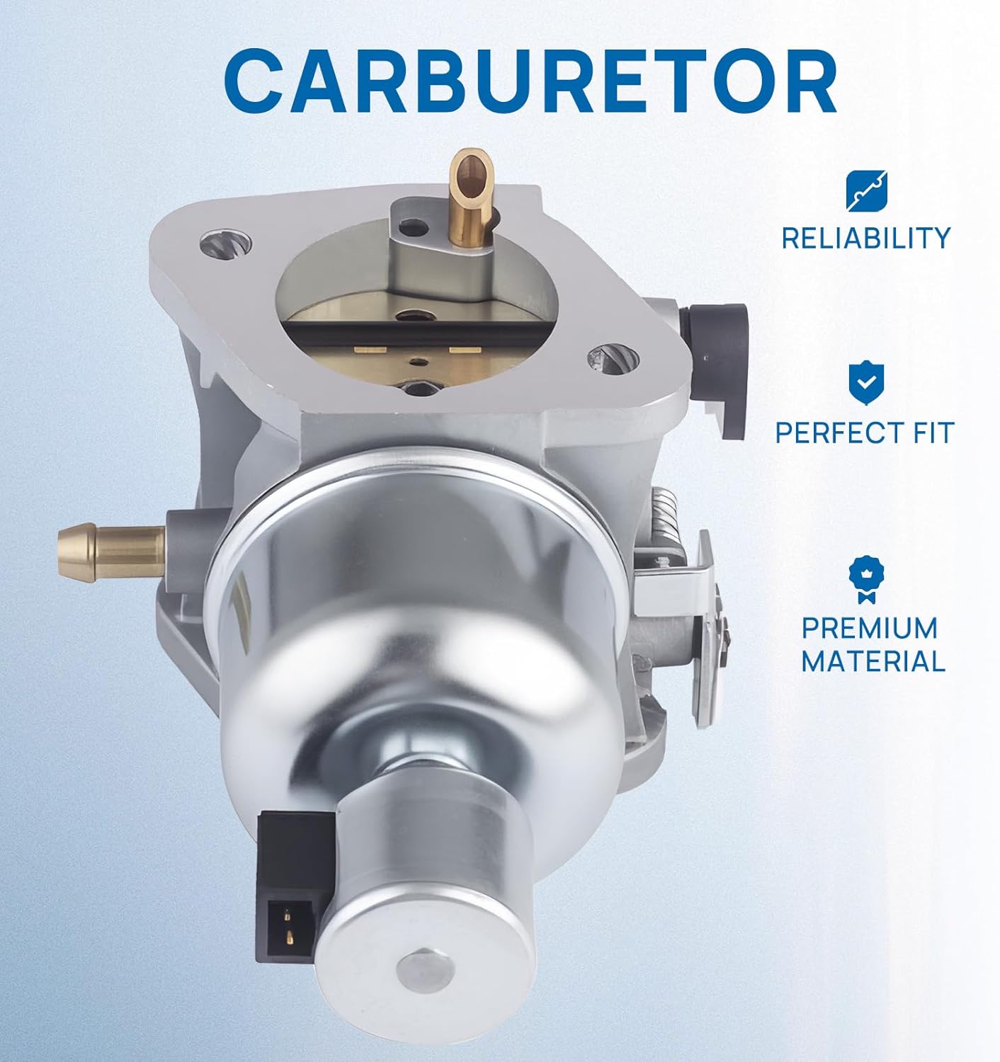 Carburetor Fit for Kawasaki FR730V FS730V FR691V FS691V 15004-0829 Replacement 15004-094 150040826 15004-0985 15004-0986 1504-0828 15004-0829 with gasket spark plug fuel filter Engine Mower carb