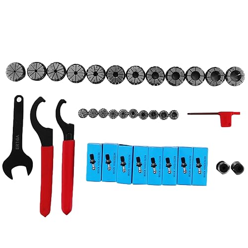 Miniatura 9 de Conjunto de pinza OrangeA Conjunto de portaherramientas CAT40 ER32 Face Conjunto de herramientas de portabrocas CAT40 ER16 con agarre para fresadora