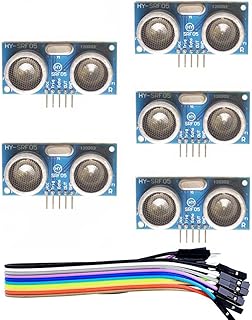 HiLetgo 5pcs HY-SRF05 Ultrasonic Sensor Module DC 5V HY-SRF05 Distance Measure Sensor for Arduino Raspberry Pi