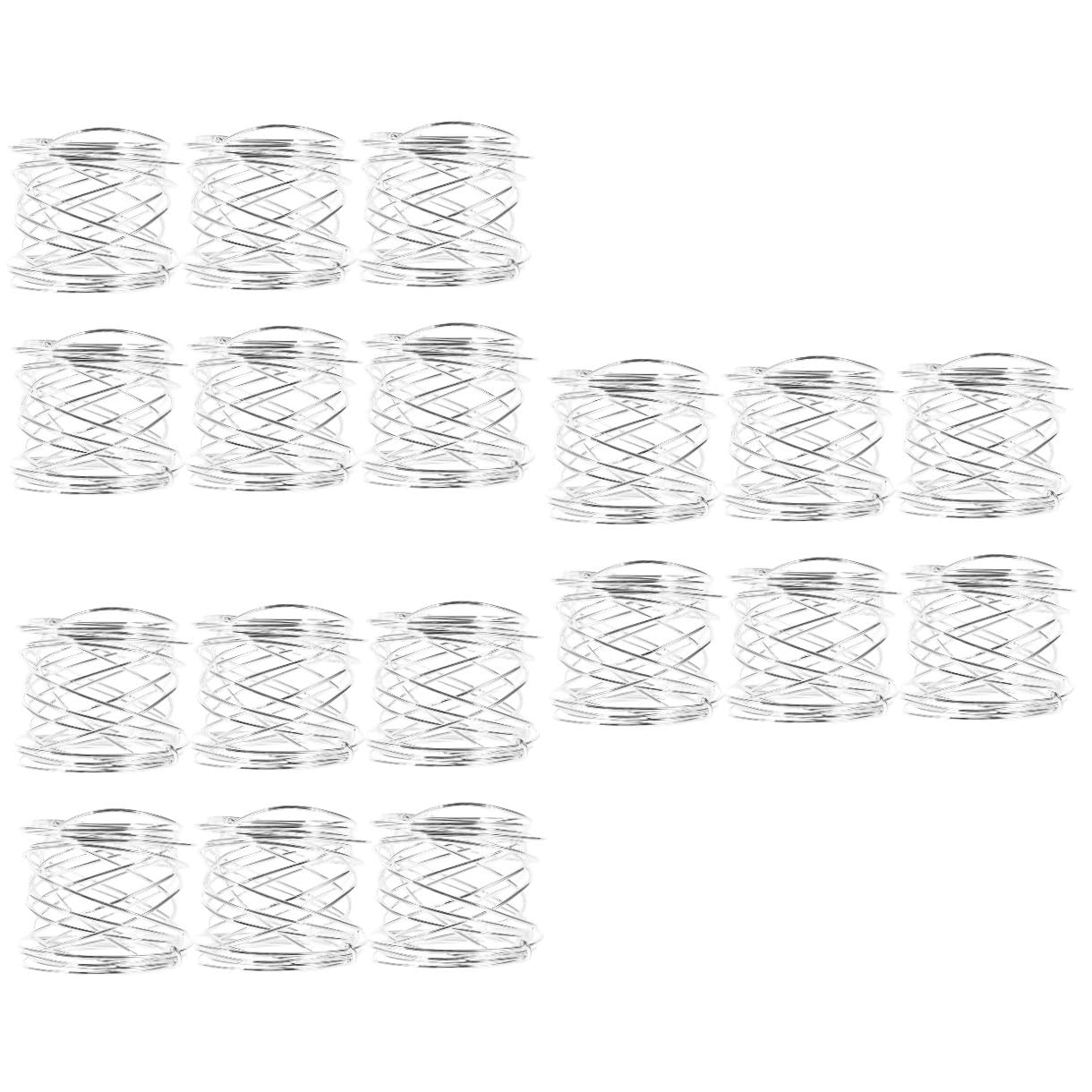 MAGICLULU 3 Set Portatovaglioli Metallo Per Decorazioni Da Tavolo Per Matrimoni E Feste Per Tovaglioli 6 Pezzi*3