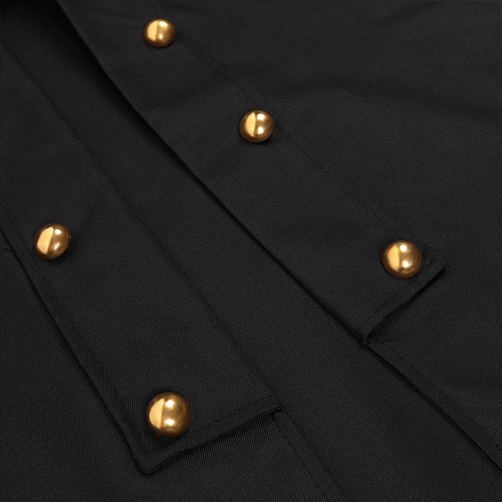 Frac Steampunk Uomo , Giacca Da Uomo Medievale, Costume Gotico Uomo, Halloween Cappotto Vittoriano Medievale Vintage Lungo Costumi Da Vampiro Spaventoso Travestimento Blazer Spettacolo Magico Cappotti