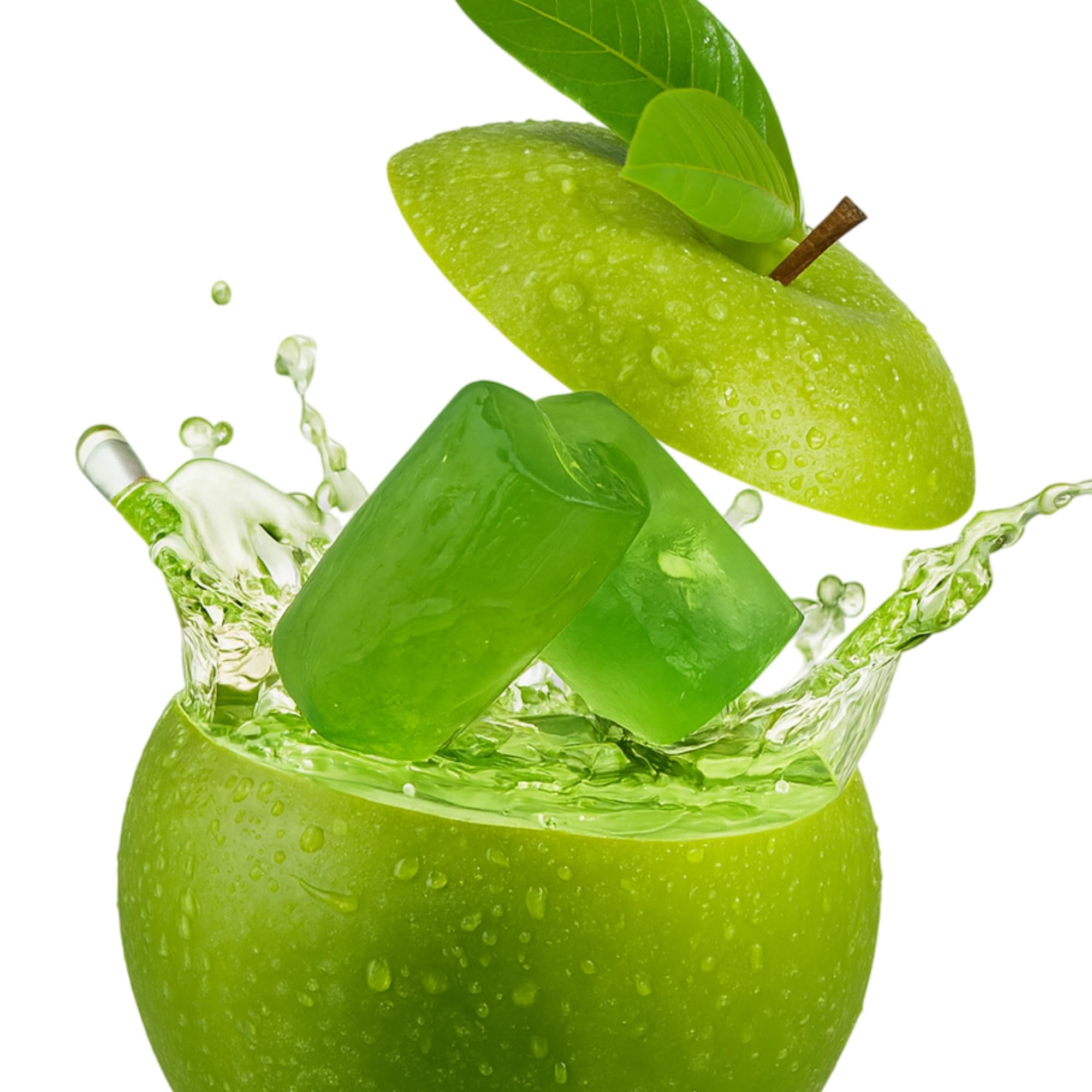 Bulk Green Apple Hard Candy – 1.5lbs – Repackaged by Mima Mima – Made from Jolly Rancher Candy - Gluten Free Hard Treats Individually Wrapped Bag