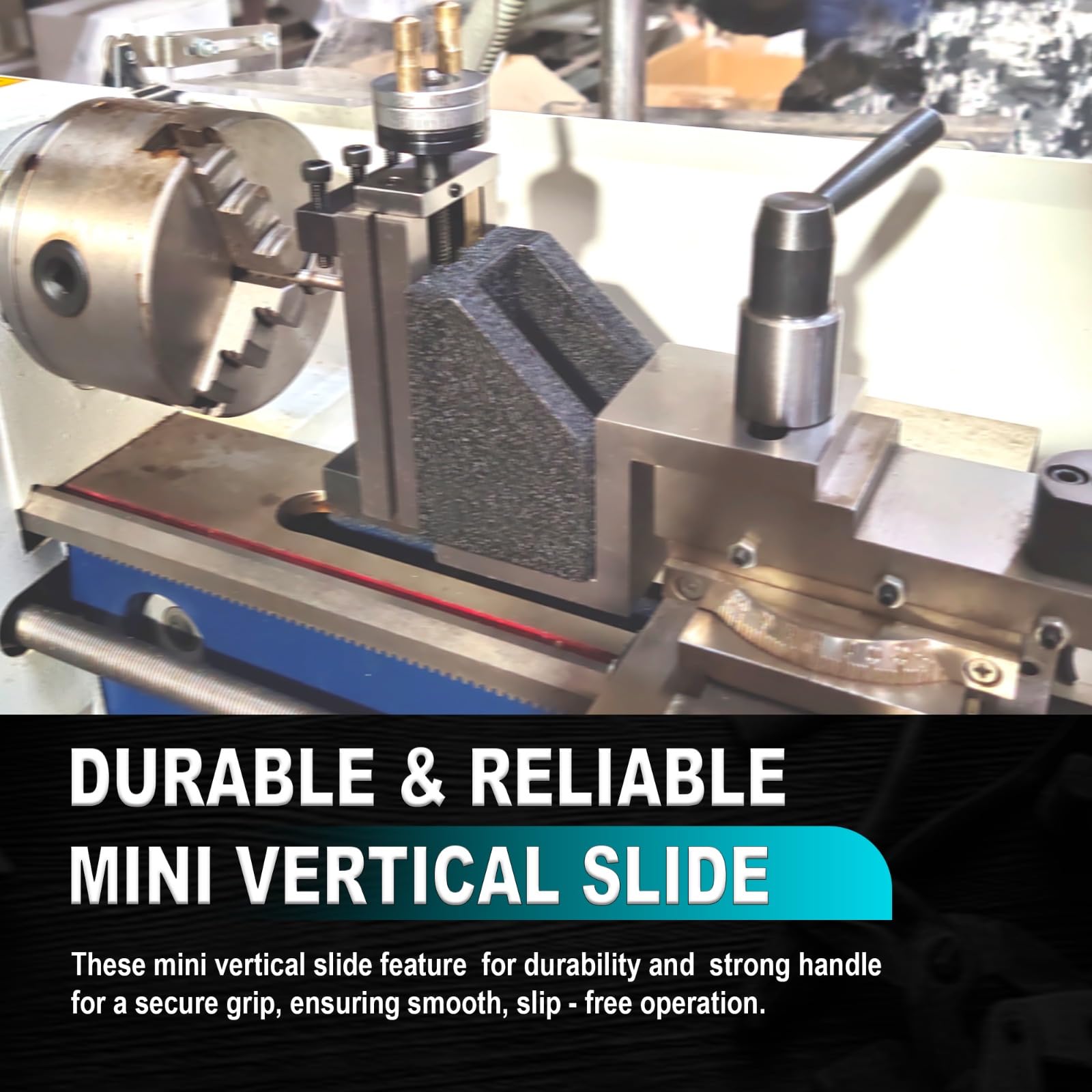 Mini Slide vertical (90 x 50 mm) para una operación instantánea de Milling en Lathe Machine