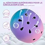 LOKJIJI Adjustable Kids Bike Helmet for Girls Boys Youth, Color Gradient Kids Protective Helmets for Multi-Sports Bicycle Cycling Skateboard Scooter Skating (Gradient-Pink Purple Green, M) - 5