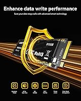 Vista 7 de KOOTION Unidad interna de estado sólido PCIe 3.0 M.2 de 512 GB PCle 3.0x4 SSD NVMe M.2 2280 SSD interno hasta 3500MB/s PCIe Gen 3 NVMe SSD Menos