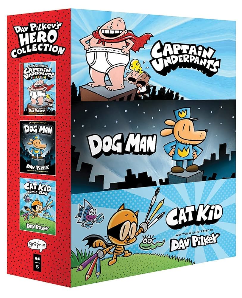 Dav Pilkeys Hero Collection: 3-Book Boxed Set: Dav Pilkey