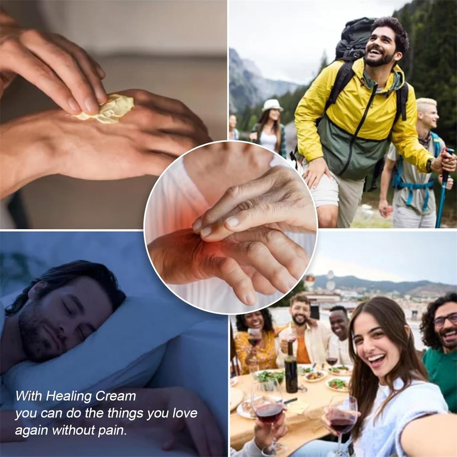Krem Arthroheal z kwasem hialuronowym do naprawy stawów, krem Arthroheal łagodzący ból, krem z kwasem hialuronowym do stawów i kości, krem terapeutyczny do stawów i kości, na plecy, szyję, dłonie
