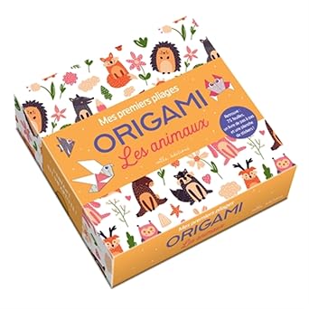 Marque Coffret Mes Premiers Pliages Origami Animaux 75 Feuilles
