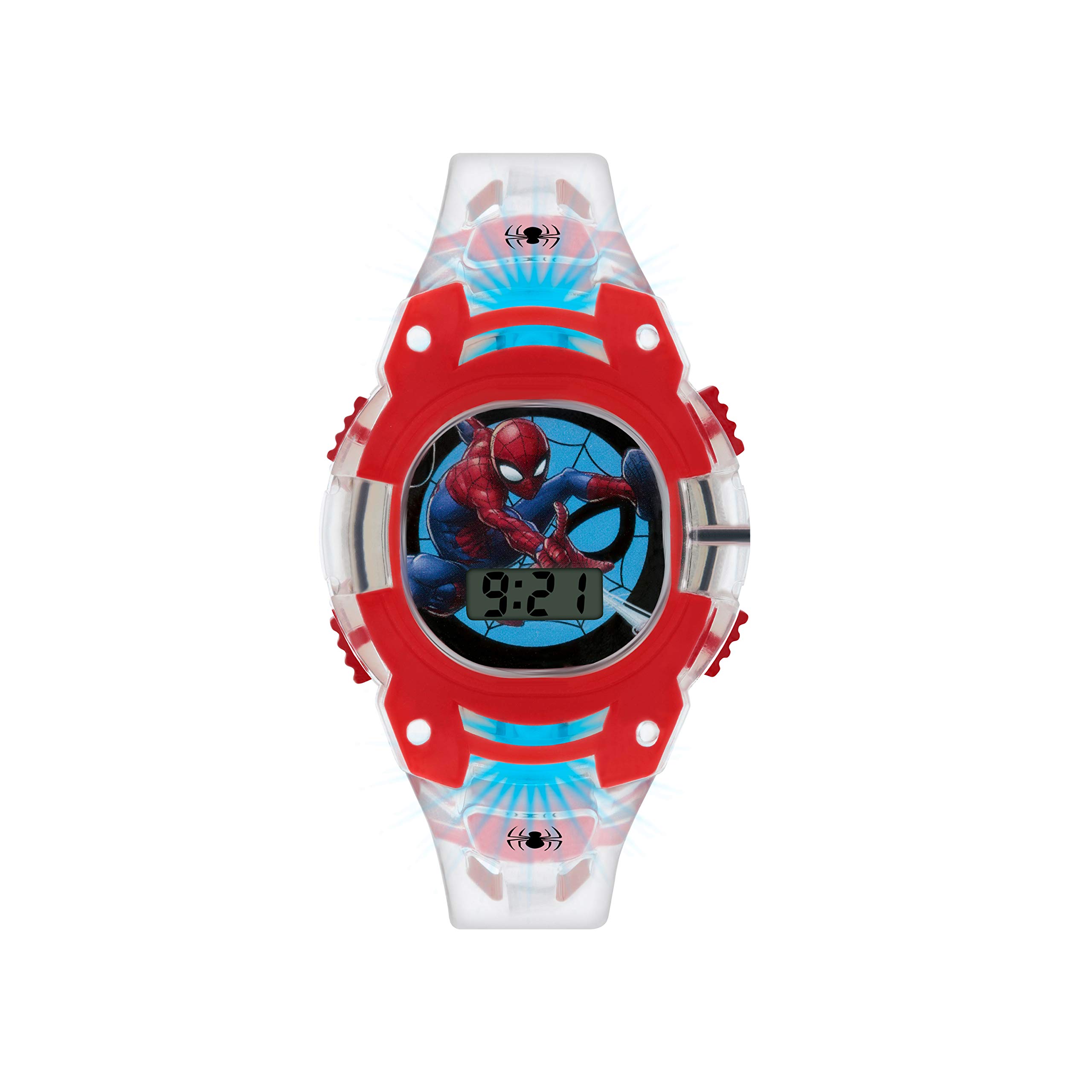 Spiderman Boys Digital Watch, Digital Display and PU Strap SMH4000