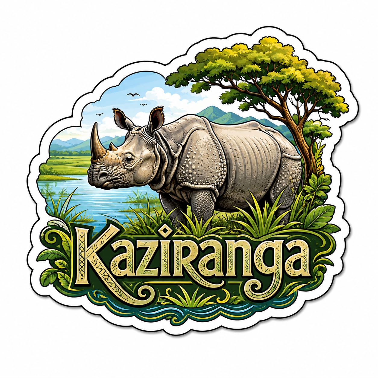 Munnar Fridge Magnet - Wooden Souvenir Gift -4 Munnar Fridge Magnet - Wooden Souvenir Gift -4