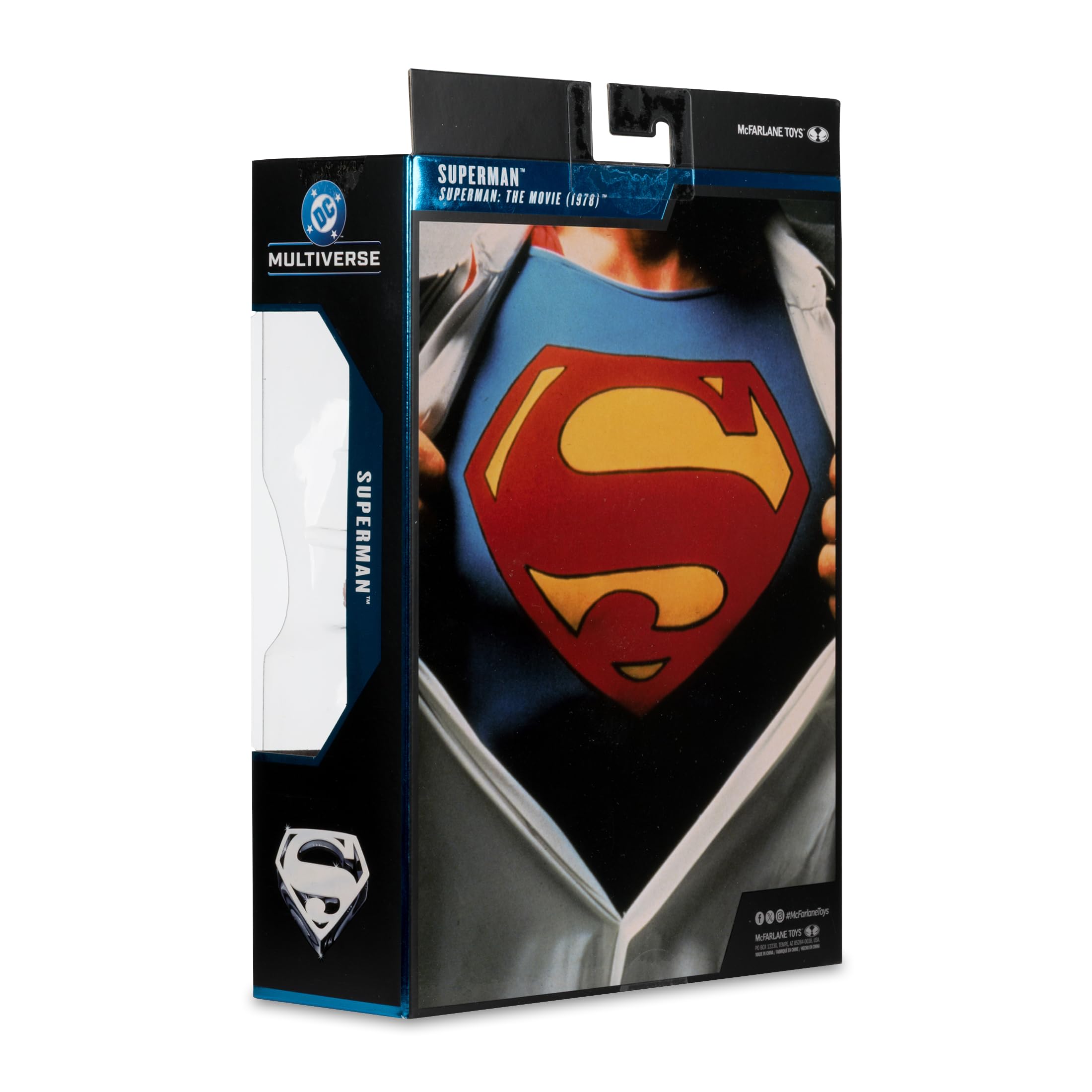 McFarlane DC Multiverse Superman (Superman: The Movie 1978) Figura de acción de 7 Pulgadas (edición teatral de Lujo) Juguetes