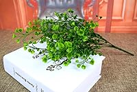 Vista 8 de Cattree - Arbustos artificiales, hierba de plástico, plantas artificiales para boda, interior, exterior, hogar, jardín, terraza, cocina, oficina