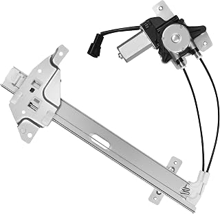 Rear Driver Side Power Window Regulator with Motor (2 Pins) Fit for 1997-2005 Buick Century 1997-2004 Regal, 1998-2002 Oldsmobile Intrigue, 741-710