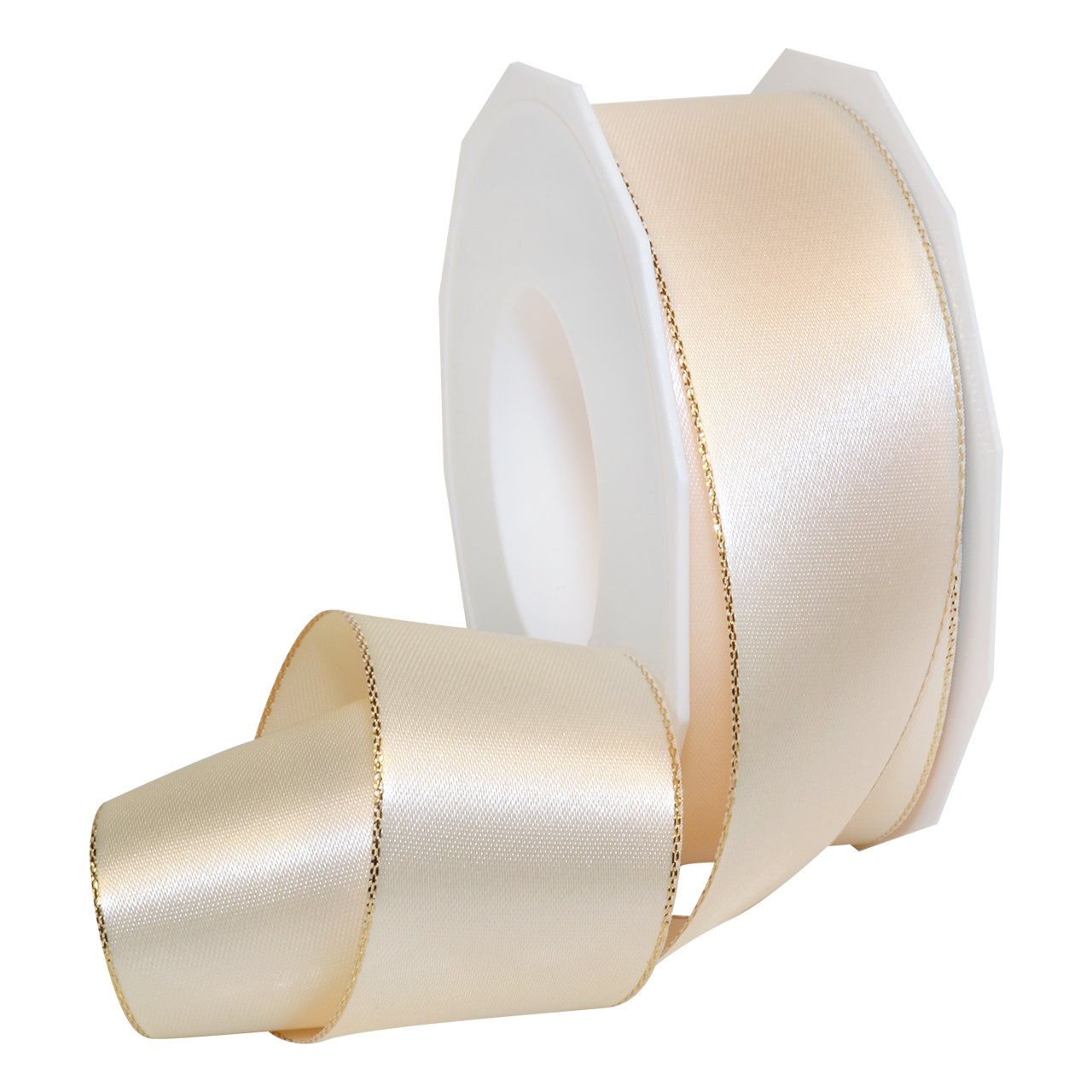 Ruban de Broadway mercerie polyester crème doré pour loisirs créatifs et couture
