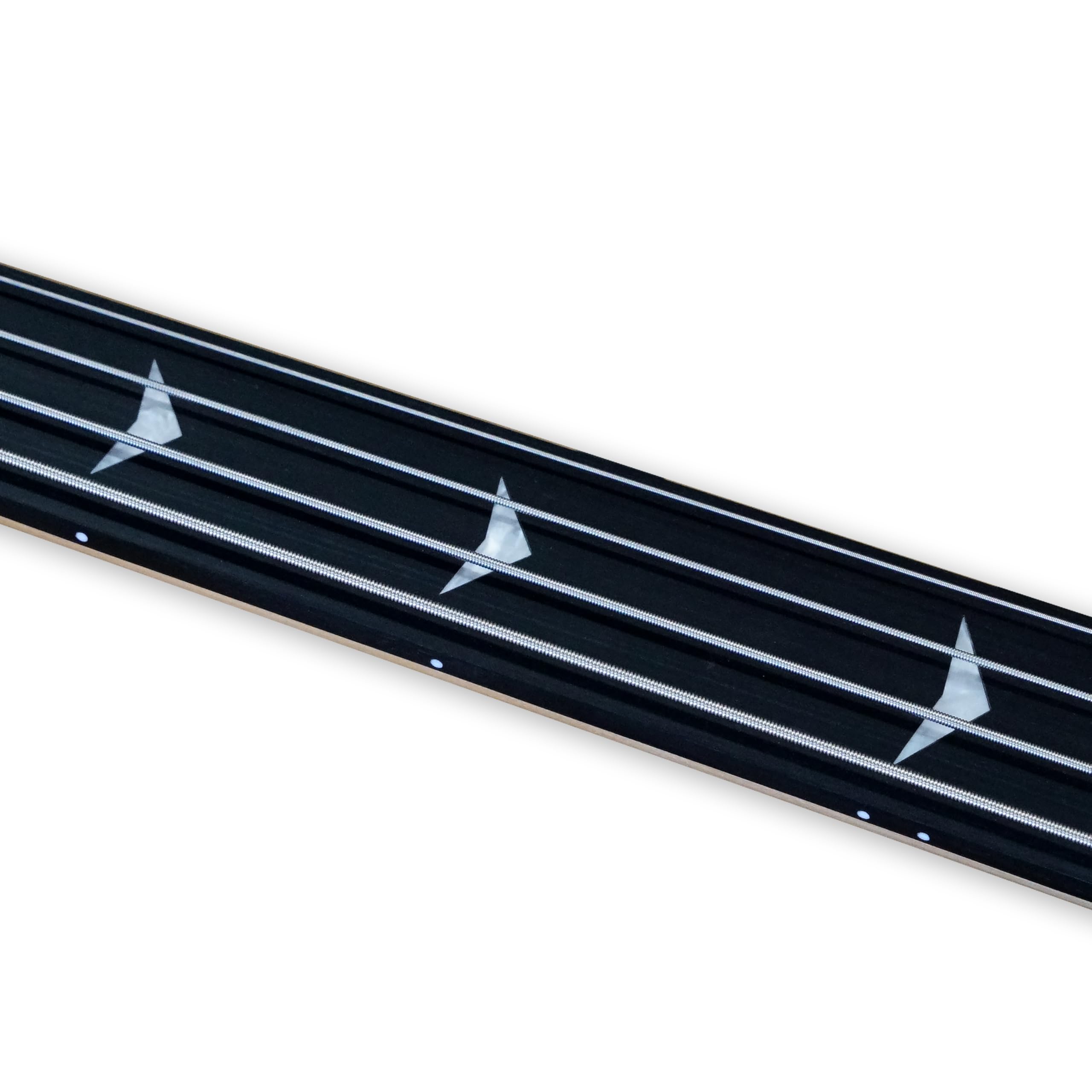 TARIO 4 String Black Fretless Electric Bass, Bolt-on Maple Neck, Poplar Body - Image 6