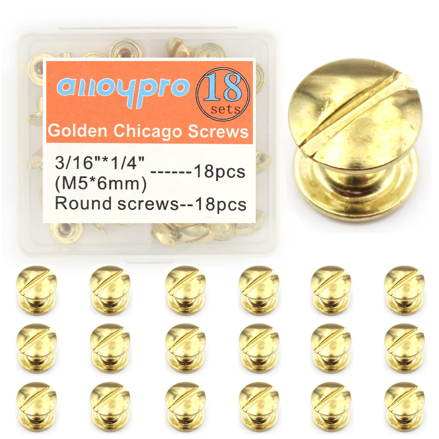 36 Bronze Chicago Binding Screws - DIY Leather Crafts -11 36 Bronze Chicago Binding Screws - DIY Leather Crafts -11