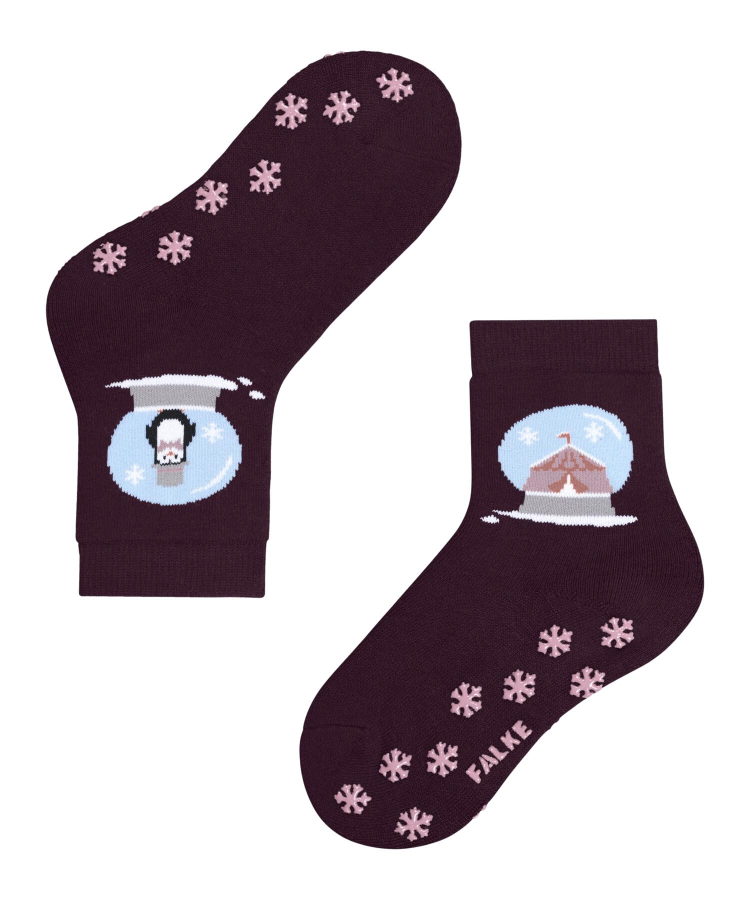 FALKE Uniseks - dzieci Little Snow Globes K Hp Bawełna Wełna Z Wypustkami Na PodeszwieKapcie