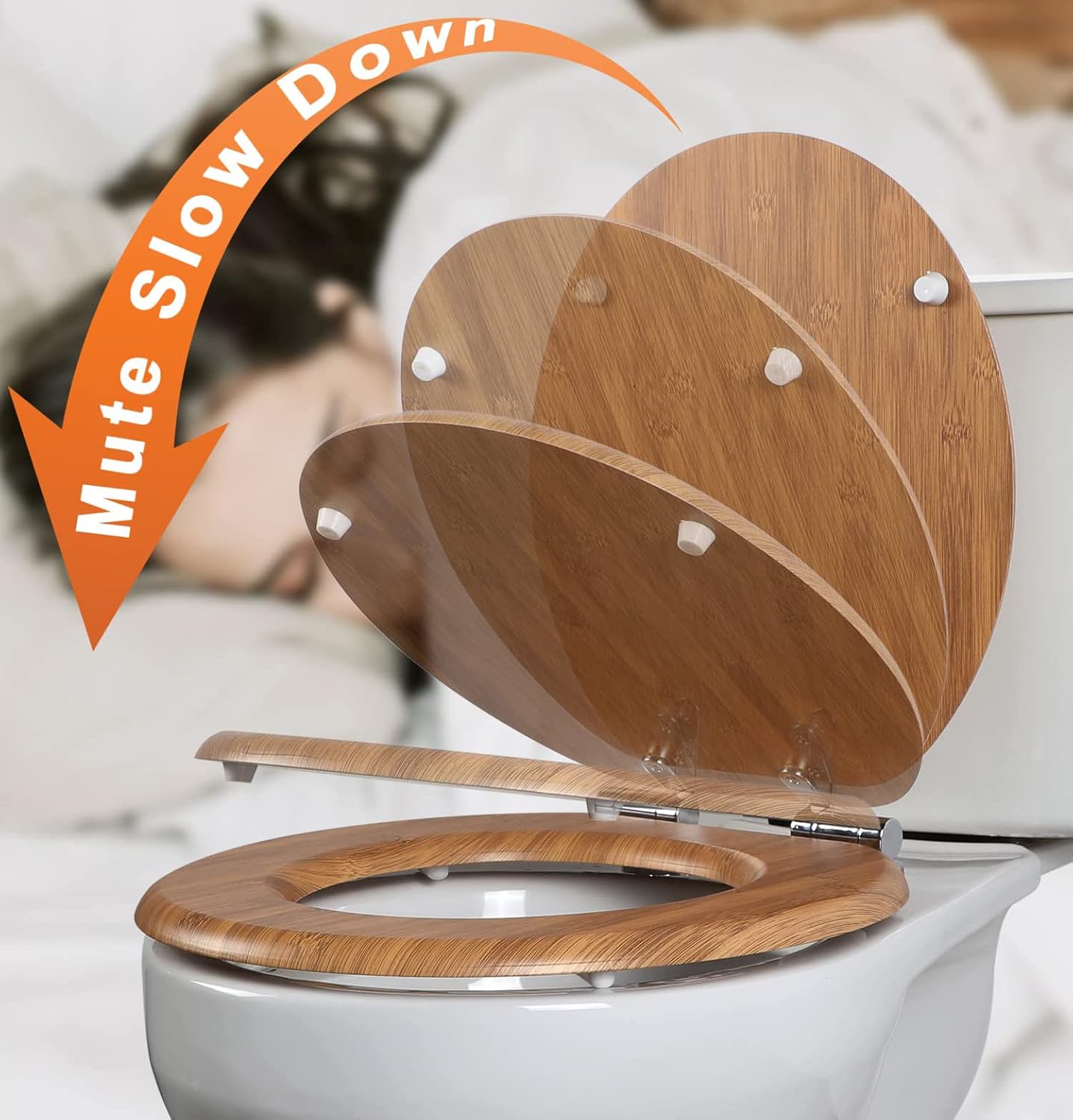 Toilet Seat Hinges Replacement, Chrome Finished Toilet Seat Toilet Seat