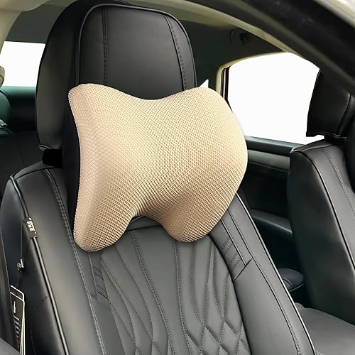 Miniatura 12 de Paquete de 2 almohadas para reposacabezas de automóvil, cómoda almohada para reposacabezas para automóvil, almohada 100% de espuma viscoelástica