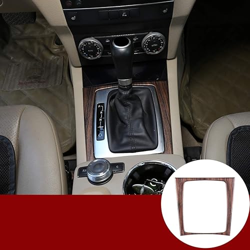 YIWANG 5 colores ABS para Mercedes Benz C GLK Clase X204 W204 C180 C200 C260 2008-2013 Cambio de engranajes Decoración Marco Pegatina Accesorios de