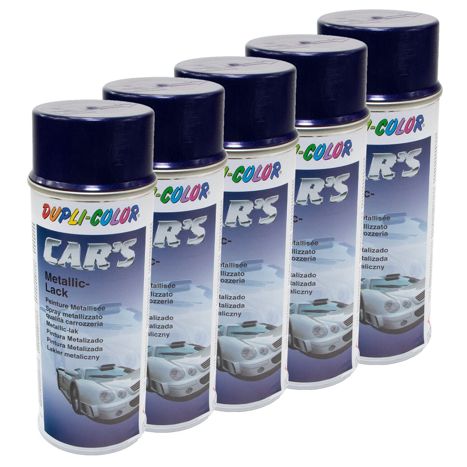 Lackspray Spraydose Sprühlack Cars Dupli Color 706844 blau-lila metallic 5 X 400 ml