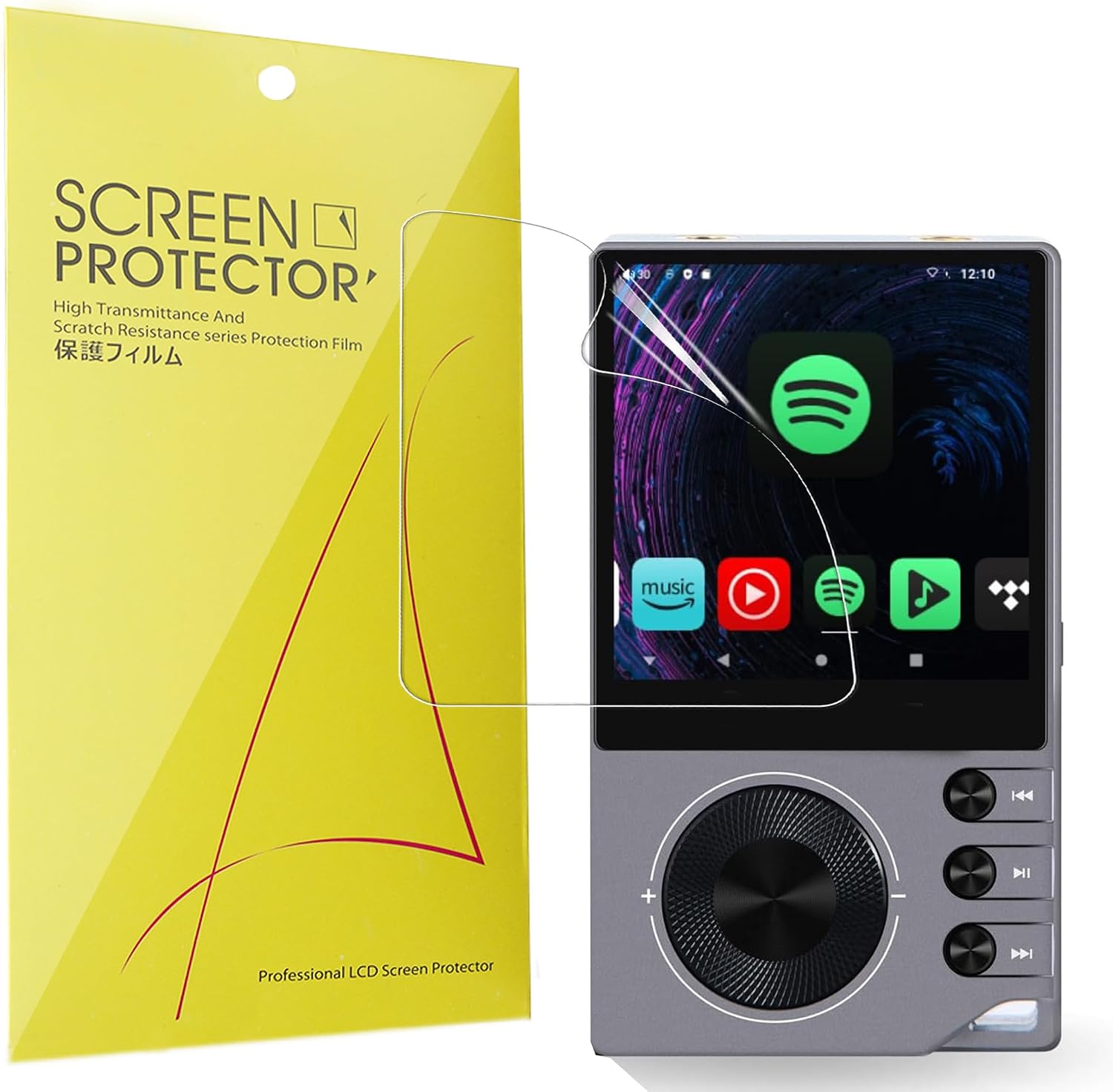 Lamshaw Compatible with Surfans F20 Pro Music Player Screen Protector, [6 Pack] Full Coverage TPU Clear Film Compatible for Surfans F20 Pro 2.7" Music Player (6 Pack)