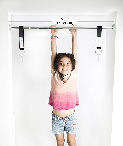 Miniatura 9 de DreamGYM Barra de soporte para columpio de puerta, barra de dominadas, columpio interior o columpio de yoga
