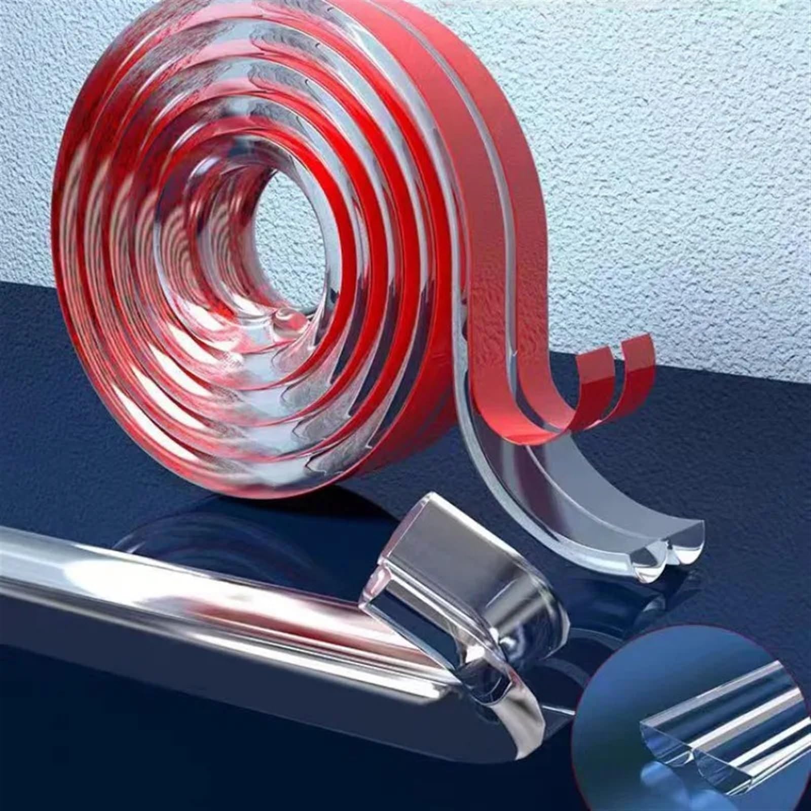 Protections d'angles de Table pour la sécurité des Enfants : Bandes de Protection Transparentes en PVC avec Ruban adhésif Double Face, Anti-Chocs, pour Meubles d'enfants