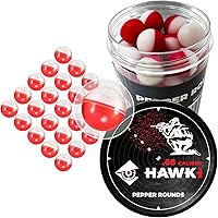 Vista 9 de Bolas de pimienta Hawki calibre.50 o calibre.68 o bolas de polvo menos letales para armas de paintball