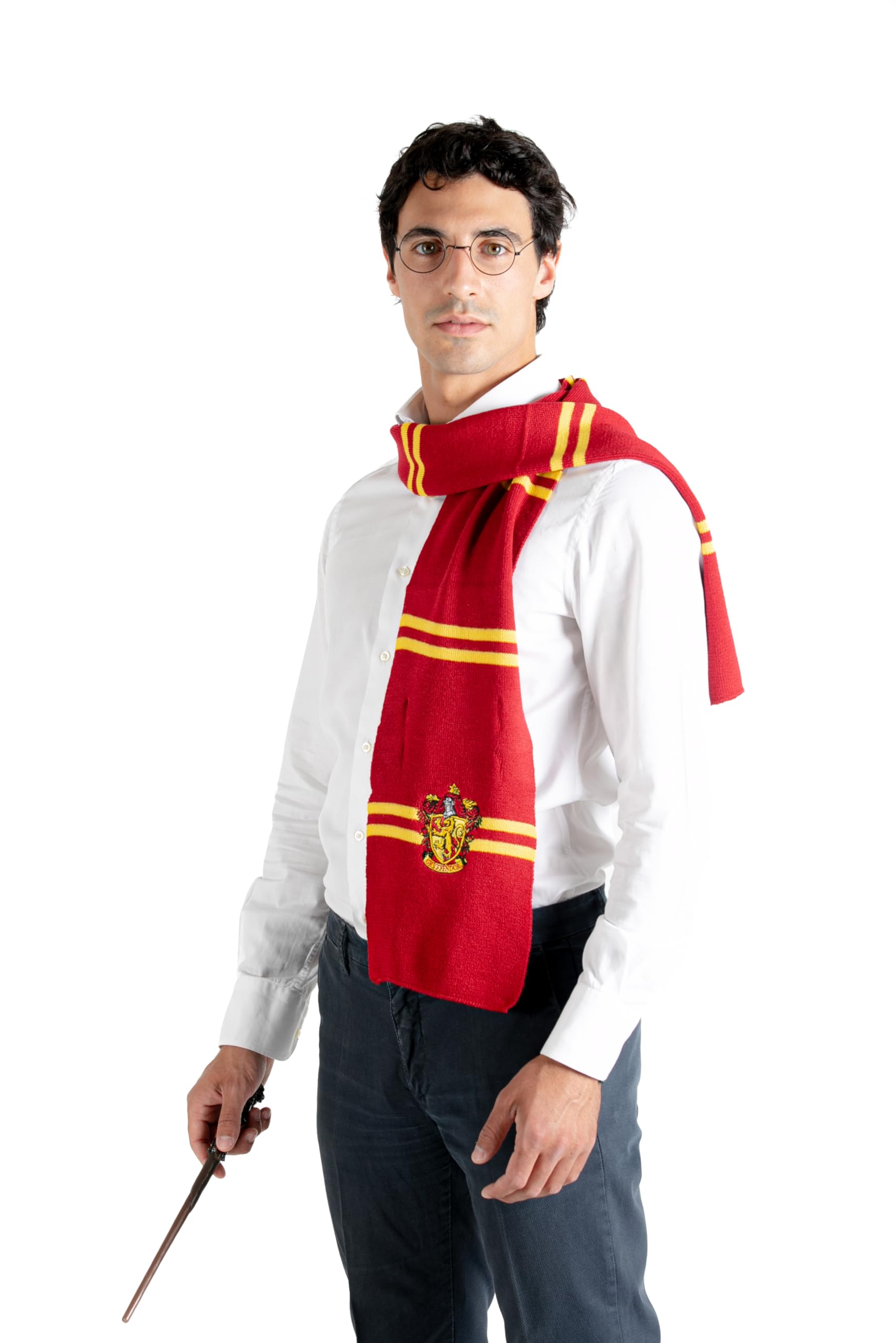 Ciao- Bufanda original Harry Potter con emblema bordado