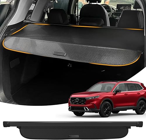 Cubierta de carga para Honda CRV 2023 2024, cubierta trasera retráctil mejorada compatible con 6 generación Honda CR-V cubierta de seguridad para