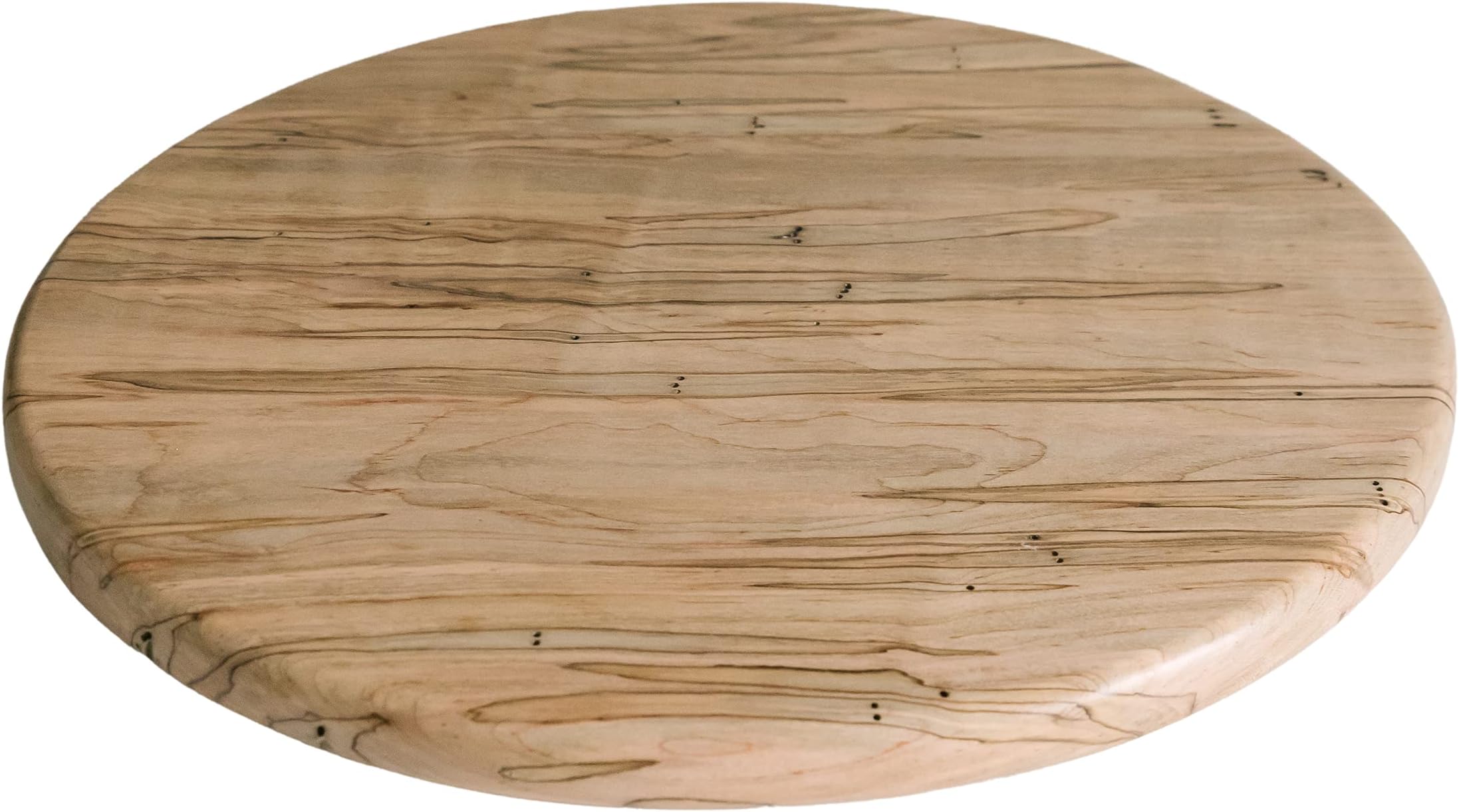 Handmade Ambrosia Maple Wood Lazy Susan 16", Dining Room Turntable Centerpiece, Modern Farmhouse Kitchen Decor