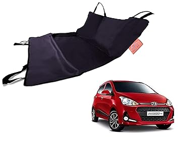 WolkomHome 100% Waterproof Car Pet Rear Seat Cover Dog Hammock Make Black Red for Hyundai I10 Grand 2017